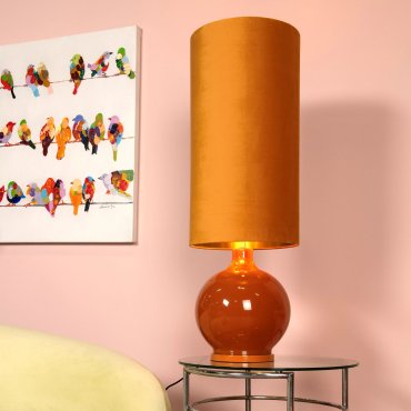Lucide Esterad - Stehleuchte - Ø 34 x 100 cm - ockergelb
