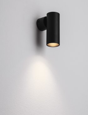 Nova Luce Mor - Wandleuchte - 4 x 7 x 10 cm - schwarz