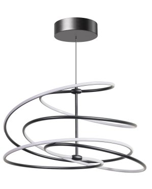 ETH Slinger - hängeleuchte - Ø 52 x 197,7 cm - 3-stufig dimmbar - 40W LED inkl. - schwarz