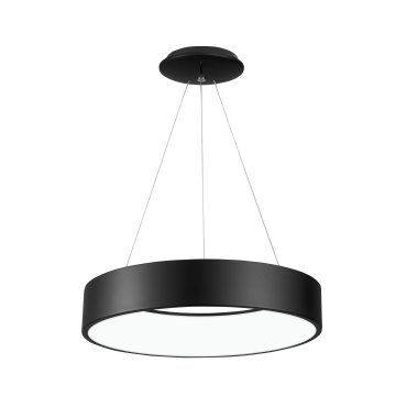Nova Luce Rando - Hängeleuchte - Ø 60 x 120 cm - 42W LED inkl. - schwarz