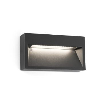 Faro Path - Wandleuchte - 20,2 x 4,2 x 10,5 cm - 9W LED inkl. - IP44 - dunkelgrau