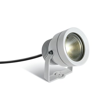 ONE Light COB Garden Spots - Bodenspot auf Erdspieß - Ø 13 x 11,4 cm - 20W LED inkl. - IP65 - weiß