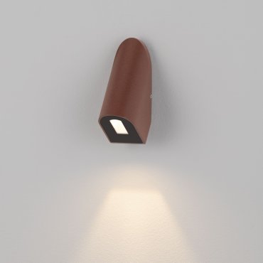 Nova Luce Soren - Außenwandleuchte - 4 x 9,7 x 5,8 cm - 3W LED inkl. - IP65 - corten