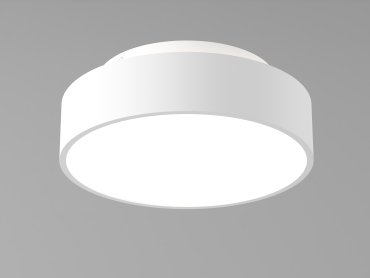 Artdelight Chicago - Deckenleuchte - Ø 25 x 9 cm - 19,5W dimmbare LED inkl. - weiß
