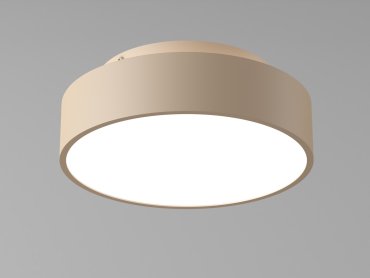 Artdelight Chicago - Deckenleuchte - Ø 25 x 9 cm - 19,5W dimmbare LED inkl - champagner