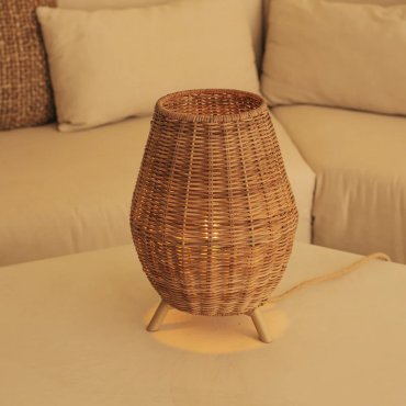 New Garden Saona - Tischleuchte - Ø 22,5 x 32,5 cm - Rattan
