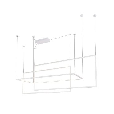 Maxlight Geometric - Hängeleuchte - 145 x 180 cm - 3 x 26,6W LED inkl. - weiß