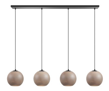 ETH Orb Saturn - pendelleuchte - 120 x 25 x 200 cm - schwarz und taupe