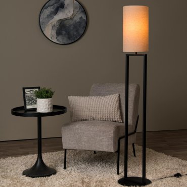 Lucide Herman - Stehleuchte - Ø 26 x 137 cm - beige