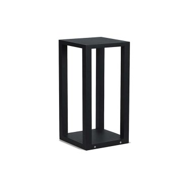 Artdelight Kenton - Gartenleuchte - 20 x 20 x 40 cm - 10W dimmbare LED inkl. - IP54 - schwarz