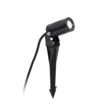 Faro Balder - Bodenspot auf Spike - 8 x 4 x 28 cm - 3W LED inkl. - IP67 - mattschwarz