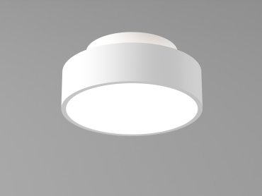 Artdelight Chicago - Deckenleuchte - Ø 15 x 6,8 cm - 9,8W dimmbare LED inkl - weiß