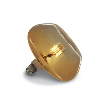 AUSSTELLUNGSSTÜCK - ONE Light Dekorative LED-Lampe - Ø 26 x 24 cm - E27 - 8W - nicht dimmbar - 2700K - bernsteinfarben