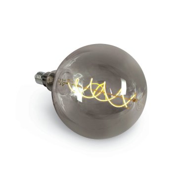 ONE Light Dekorative LED-Lampe - Ø 20 x 30 cm - E27 - 8W - nicht dimmbar - 2700K - dunkelchrom