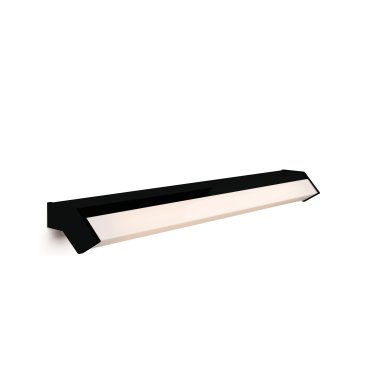 Artdelight Mirror-58 - Wandleuchte - 88 x 6,8 x 8 cm - 12W LED inkl. - IP44 - schwarz
