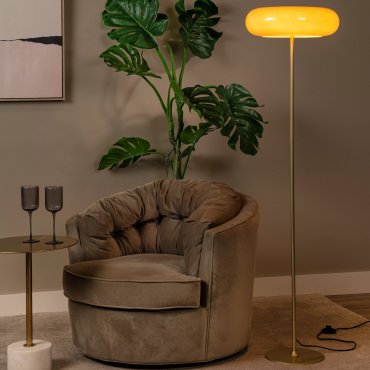 Lucide Sentino - Stehleuchte - Ø 40 x 150 cm - taupe