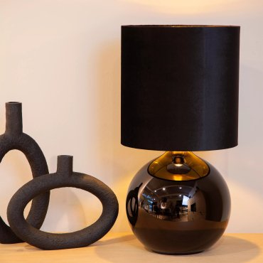Lucide Esterad - Tischleuchte - Ø 24 x 46,5 cm - schwarz