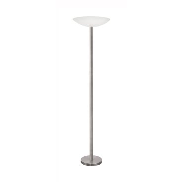 Nova Luce Rocco - Stehleuchte - Ø 45,5 x 181 cm - 30W dimmbare LED inkl. - Nickel satiniert