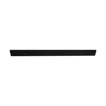 Artdelight Balk - Deckenplatte für 2 Pendelleuchten - 120 x 9,5 x 3 cm - schwarz