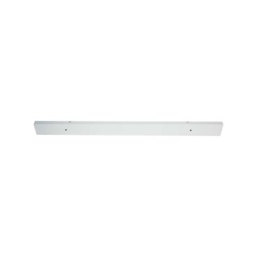 Artdelight Balk - Deckenplatte für 2 Pendelleuchten - 120 x 9,5 x 3 cm - weiß