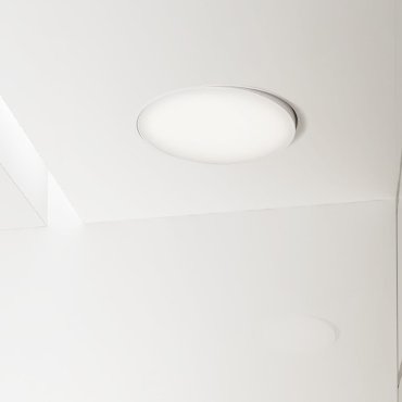 Nova Luce Perfect Profile Trimless - Einbaustrahler mit Fernbedienung (inkl.) - Ø 840 mm, 830 mm Einbaumaß - 80W dimmbare LED inkl. - 2700K-6000K - weiß