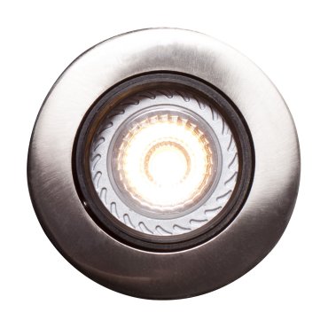 Nordlux Mixit Pro - einbauspot - Ø 85 mm, Ø 76 mm einbaumaß - IP23 - gebürsteter stahl