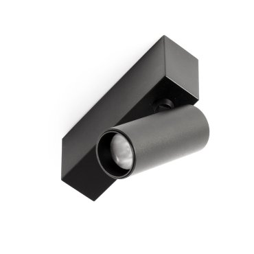 Faro Neso Hole - Magnetischer Schienenspot - 20 x 3,5 x 10 cm - 5W DALI dimmbare LED inkl. - 40° Abstrahlwinkel - schwarz