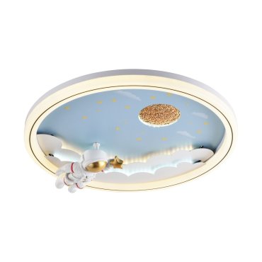 Zuma Line Astronaut - Deckenleuchte - Ø 47 x 15 cm - 47W LED inkl. - blau und weiß
