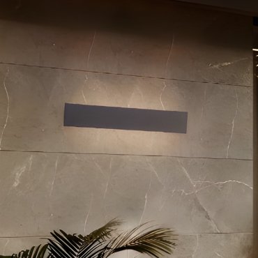 Nova Luce Luna - Außenwandleuchte - 60 x 10 x 4,5 cm - 19W LED inkl. - IP65 - schwarz