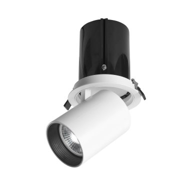 Nova Luce Juno - Einbauspot - Ø 140 mm, Einbaudurchmesser Ø 125 mm - 30W LED inklusive - weiß
