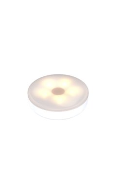 Calex Spot On Rechargeable Pucklight - wiederaufladbar über USB-Stecker - Ø 6,5 x 1,8 cm - weiß