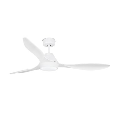 Faro Polaris - Deckenventilator mit Licht und Fernbedienung - Ø 132 cm - 18W LED inkl. - weiß