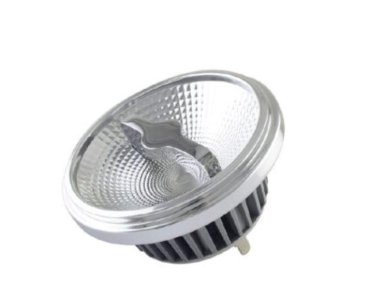 Perluci – Dim to Warm – Ø 11,1 x 7 cm – Abstrahlwinkel 36° – G53 – AR111 – 15W dimmbar – 3000K bis 2000K – grau
