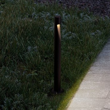 Nova Luce Nooi - Gartenleuchte - Ø 10,5 x 60 cm - 6W LED inkl. - IP65 - dunkel anthrazit
