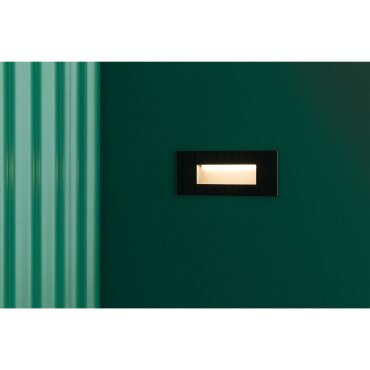 Faro Dart - Wandeinbauleuchte - 19 x x 3,6 x 8 cm - 5W LED inkl. - IP65 - mattschwarz