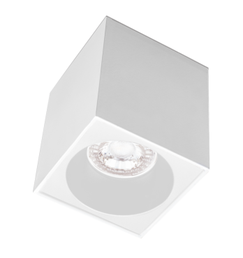 Century Italia Essenza Cube - Aufbaustrahler 1L - 9,6 x 9,6 x 10,2 cm - weiß