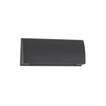 Nova Luce Liv - Außenwandleuchte - 13 x 3 x 5,5 cm - 3,5W LED inkl. - IP54 - dunkelgrau