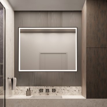 Nova Luce Ambor - Wandleuchte - 60 x 80 x 5,5 cm - 37W LED inkl. - IP44 - eloxiertes schwarz