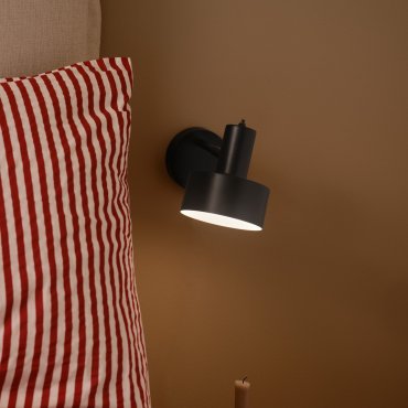 Nordlux Matis - bettlampe - Ø 12,5 x 17 x 27 cm - schwarz