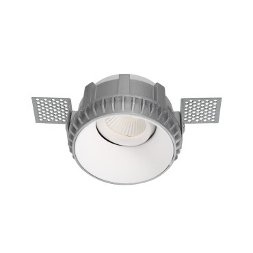 Nova Luce Brad - rahmenloser Einbaustrahler - Ø 81 mm, Ø 100 mm Einbaugröße - weiß