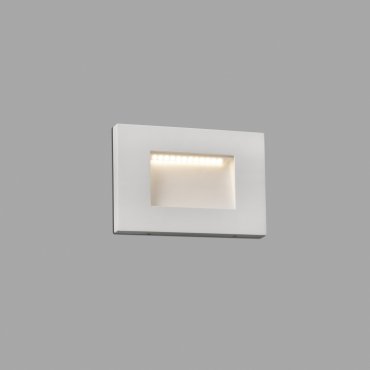 Faro Spark II - Wandeinbauleuchte - 10,5 x 7,5 cm - 5W LED inkl. - IP65 - mattweiß