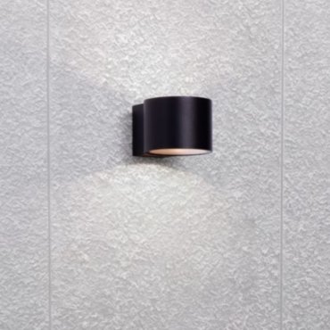 Nova Luce Beta - Außenwandleuchte - Ø 9 x 6,8 x 11 cm - 13W LED inkl. - IP54 - Sand schwarz