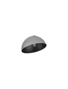Nova Luce Onia - Deckenleuchte - Ø 40 x 25 cm - metallisch und Sand schwarz