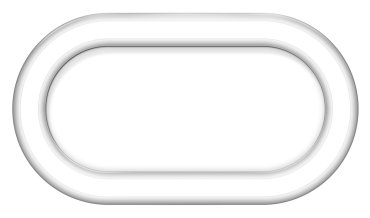 ETH Loïs – deckenleuchte – 30 x 4,5 cm – 3-stufig dimmbar – 12W LED inkl. – IP44 – weiß