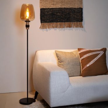 Lucide Ilona - Stehleuchte - Ø 34 x 150 cm - schwarz