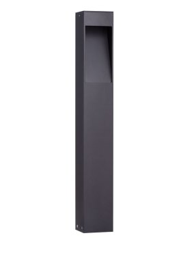 Nova Luce Maddi - gartenpfosten - 8,5 x 60 x 7,5 cm - 7W LED inkl. - IP65 - Sand schwarz