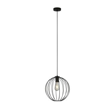 Searchlight Rondo - Pendelleuchte - Ø 30 x 120 cm - schwarz