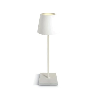 ONE Light Portable Trendy Light - Tischleuchte für den Außenbereich - wiederaufladbar über USB-Kabel - Ø 11 x 38 cm - 2.2W LED inkl - IP54 - weiß