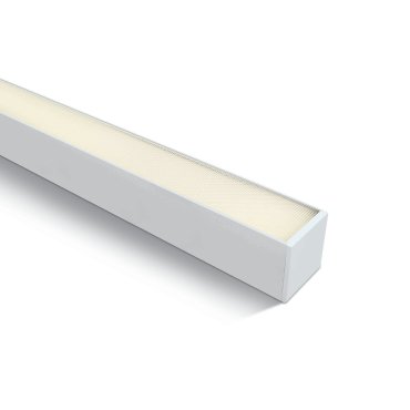ONE Light LED Linear Profiles - Decken-/Hängelampe - 120 x 7,5 x 7,5 cm - 40W LED inkl. - weiß - warmweiße Lichtfarbe