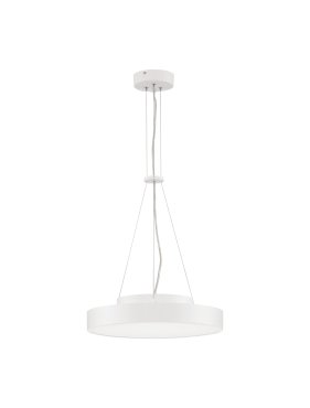 Nova Luce Perfect Profile - Hängeleuchte mit Fernbedienung - Ø 40 x 120 cm - 24W dimmbare LED inkl. - 2700K-6000K - weiß
